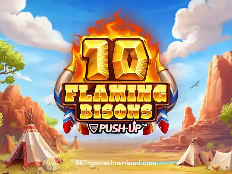 10 Flaming Bisons Game